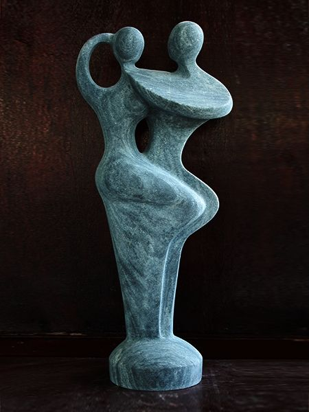 Tượng Cặp đôi nữ khiêu vũ trừu tượng