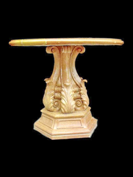 Bàn đá hình oval