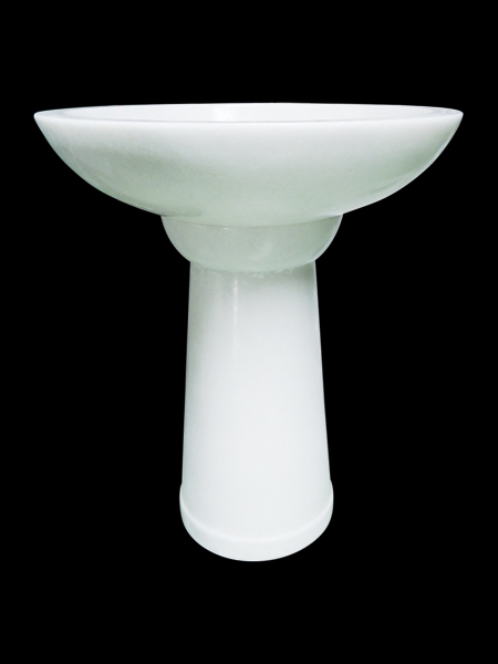 Chậu rửa mặt marble tròn kiểu đứng