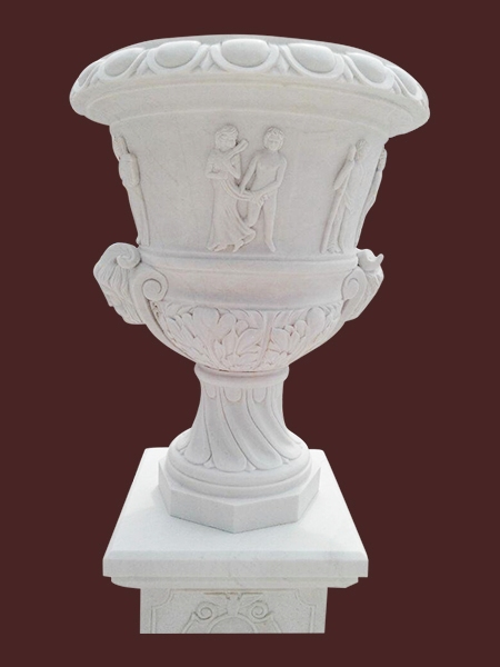 Chậu hoa sân vườn bằng đá
