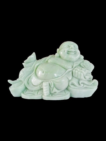 Tượng Phật Di lặc nằm đá xanh