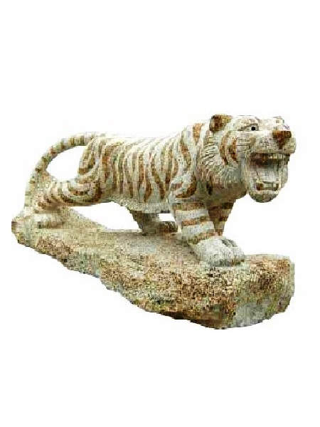 Tượng hổ bằng đá granite vàng