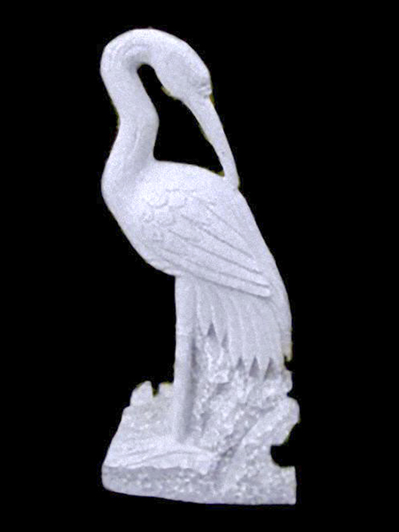 Tượng con cò bằng đá