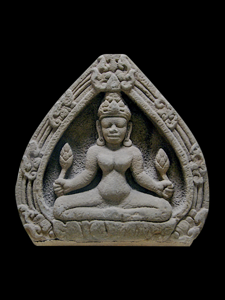 Phù điêu thần Shiva Chàm đá sa thạch DSF-CP14