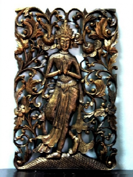 Phù điêu Chăm Tiên nữ Apsara múa