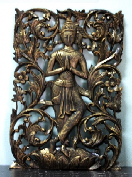 Phù điêu Chăm Tiên nữ Apsara múa