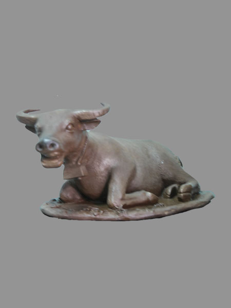Tượng trâu nằm đá đúc