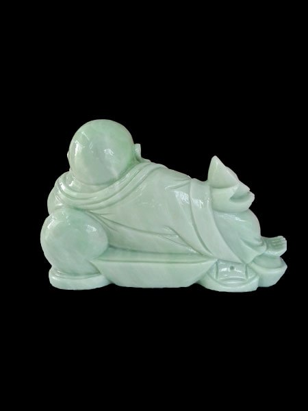 Tượng Phật Di lặc nằm đá xanh
