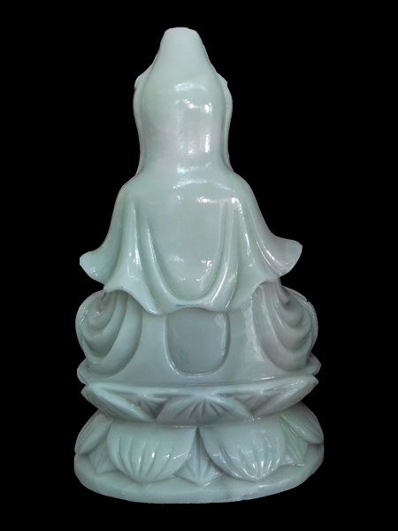 Tượng Phật Quan Âm ngồi mini bằng đá
