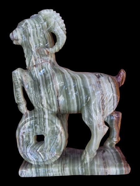 Tượng con dê đá ngọc