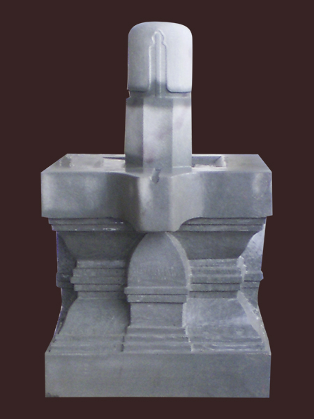Đài thờ Linga - Yoni Chàm bằng đá sa thạch